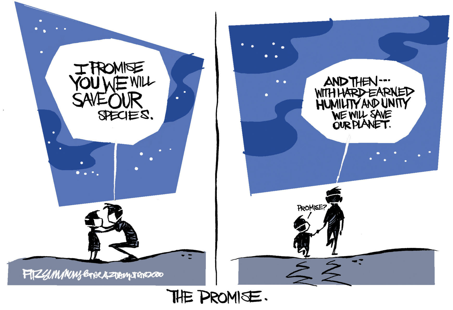 Daily Fitz Cartoon: The Promise